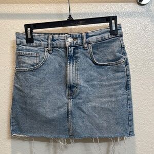 Denim Mini Skirt
